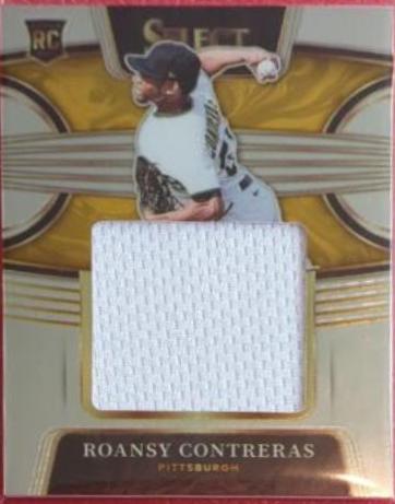 Roansy Contreras #RJS-RC Baseball Cards 2022 Panini Select Rookie Jumbo Swatch