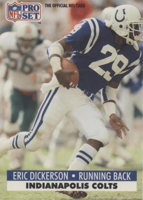 Eric Dickerson #175 Football Cards 1991 Pro Set