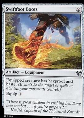 Swiftfoot Boots #268 Magic Outlaws of Thunder Junction Commander