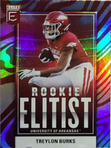 Treylon Burks #RE-10 Football Cards 2022 Panini Donruss Elite Rookie Elitist