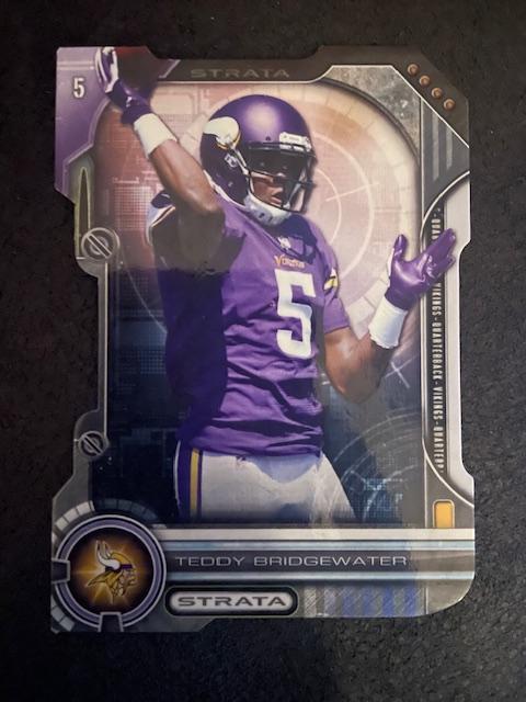 Teddy Bridgewater #QDC-TB Football Cards 2014 Topps Strata Quarterback Die-Cut