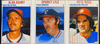 Alan Ashby, Pete Rose, Sparky Lyle