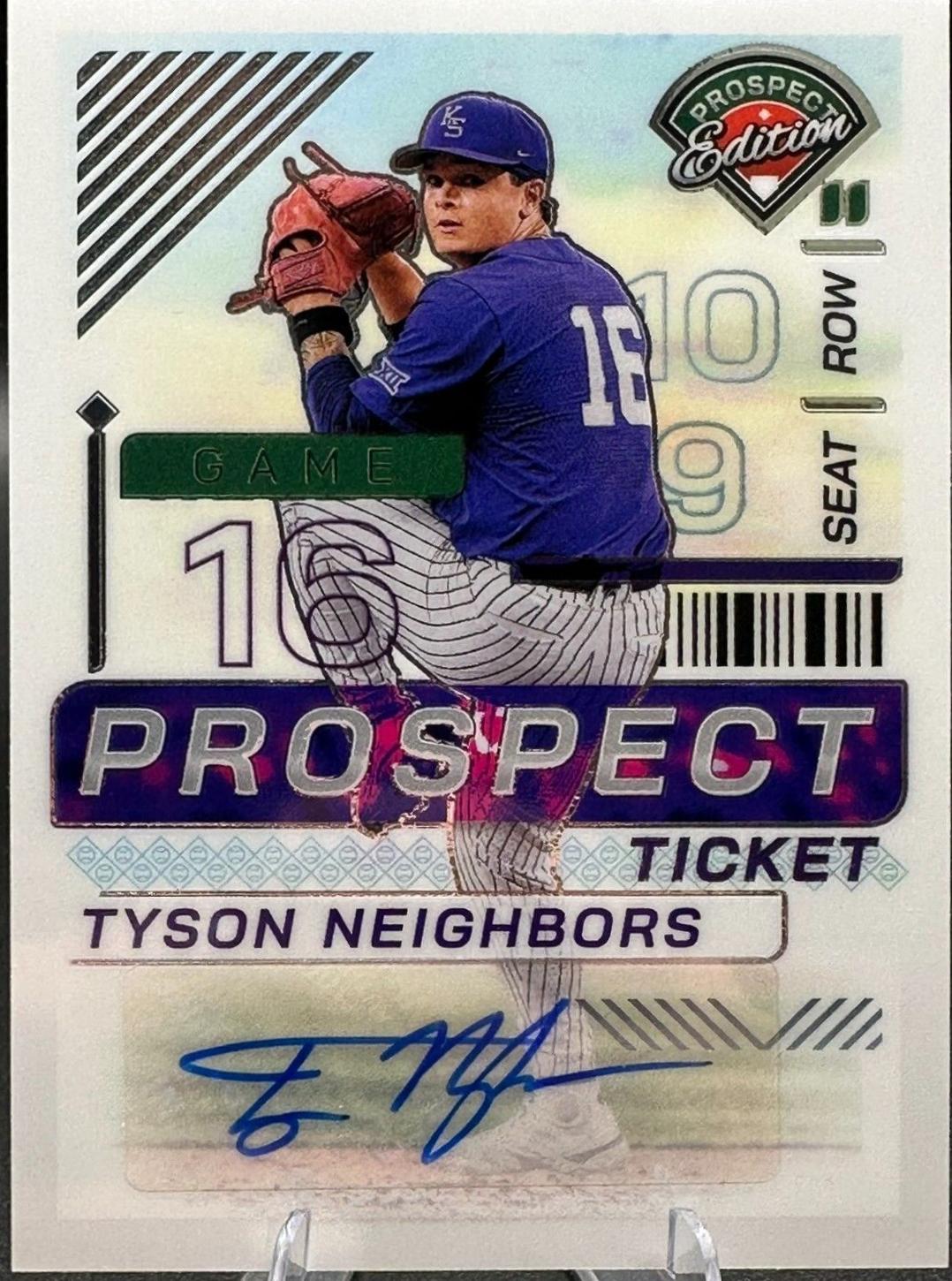 Tyson Neighbors [Holo Ticket Signature] #65
