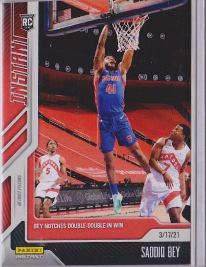 Saddiq Bey #107 Basketball Cards 2020 Panini Instant