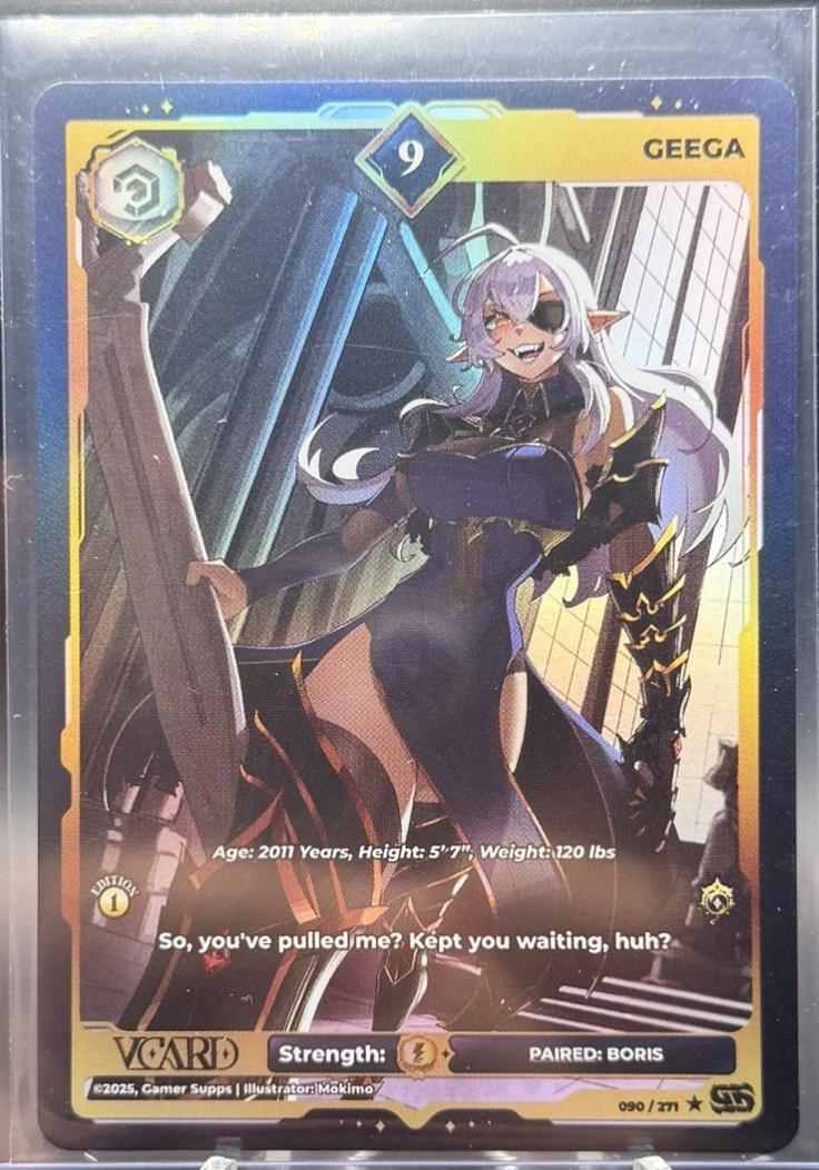 Geega [Holo 1st Edition] #90 Prices | VCard Divine Chaos