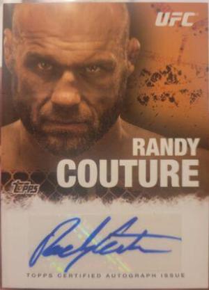 Randy Couture #FA-RC Ufc Cards 2010 Topps UFC Autographs