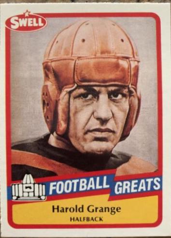 Harold Grange #5 Football Cards 1989 Swell Greats