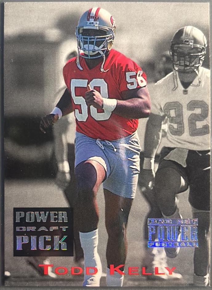 Todd Kelly #PDP25 1993 Pro Set Power Draft Picks Football