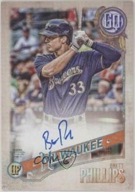 Brett Phillips #GQA-BP Baseball Cards 2018 Topps Gypsy Queen Autographs