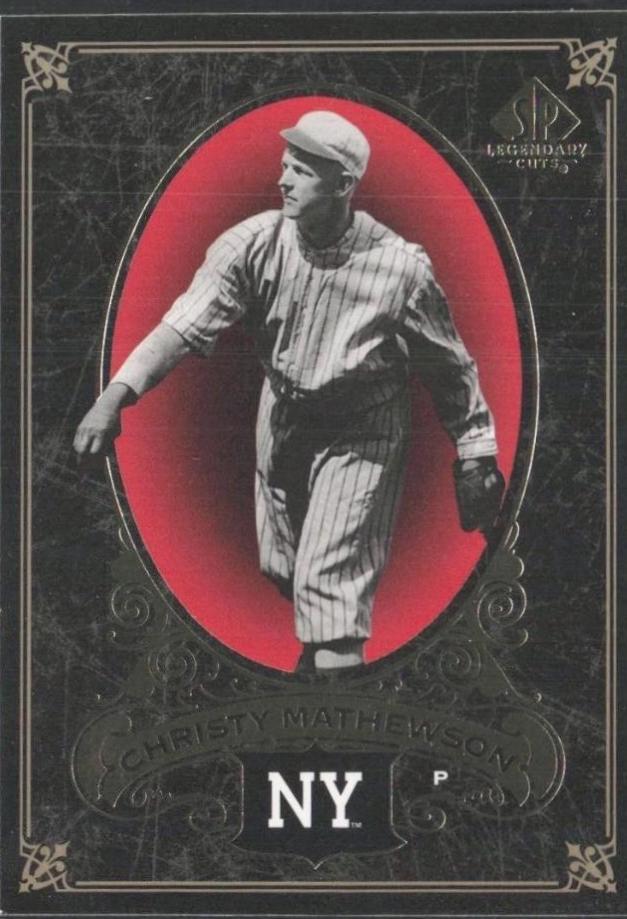 Christy Mathewson #48 Baseball Cards 2007 SP Legendary Cuts