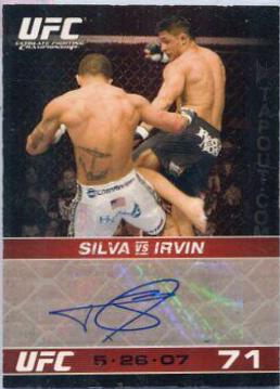 Thiago Silva #ATS Ufc Cards 2009 Topps UFC Round 1 Autographs