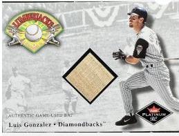 Luis Gonzalez #3 Baseball Cards 2001 Fleer Platinum Lumberjacks
