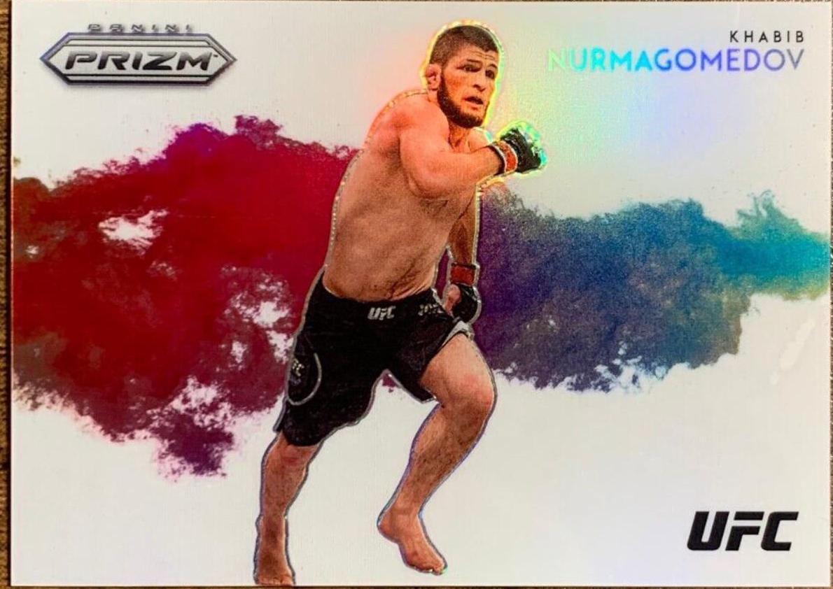 Khabib Nurmagomedov #10 Ufc Cards 2023 Panini Prizm UFC Color Blast