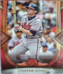 Chipper Jones [Ruby] #28 Baseball Cards 2022 Topps Museum Collection Prices