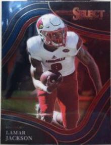 Lamar Jackson #140 Football Cards 2022 Panini Select Draft Picks