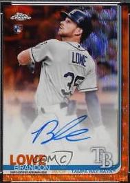 Brandon Lowe [Orange Wave Refractor] #RA-BL