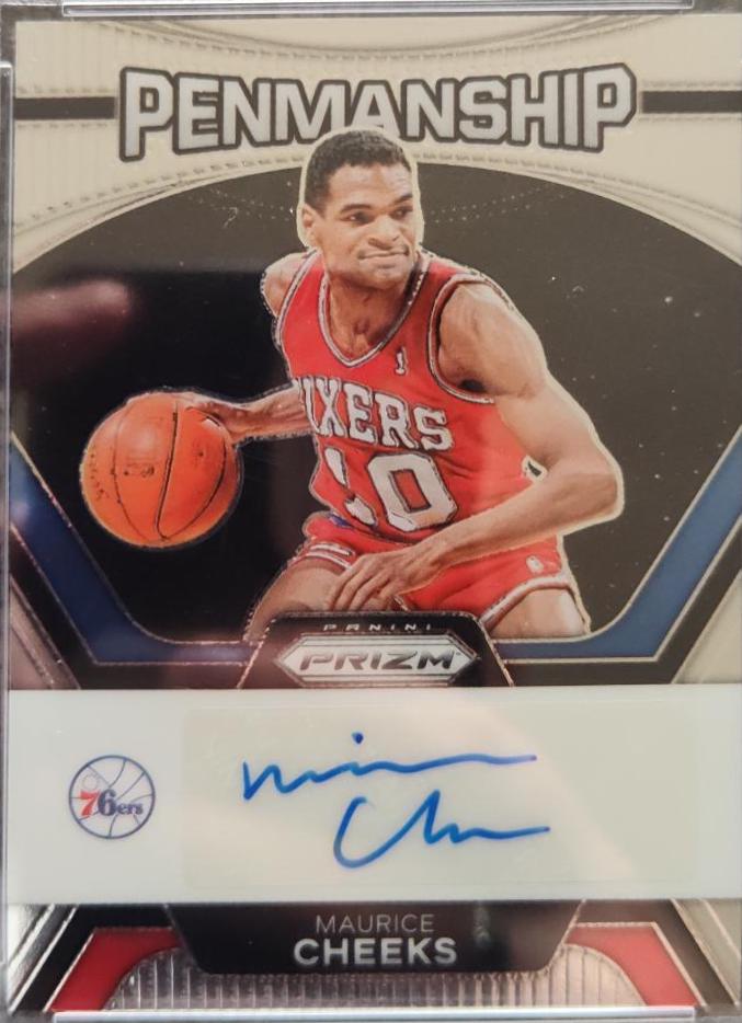 Maurice Cheeks #PNM-CHE Basketball Cards 2023 Panini Prizm Penmanship