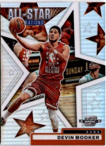 Devin Booker #13 Basketball Cards 2021 Panini Contenders Optic All Star Aspirations