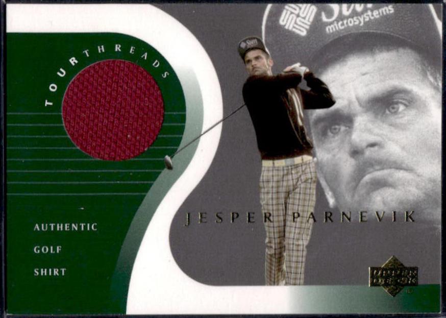 Jesper Parnevik #TT-JP Golf Cards 2001 Upper Deck Tour Threads