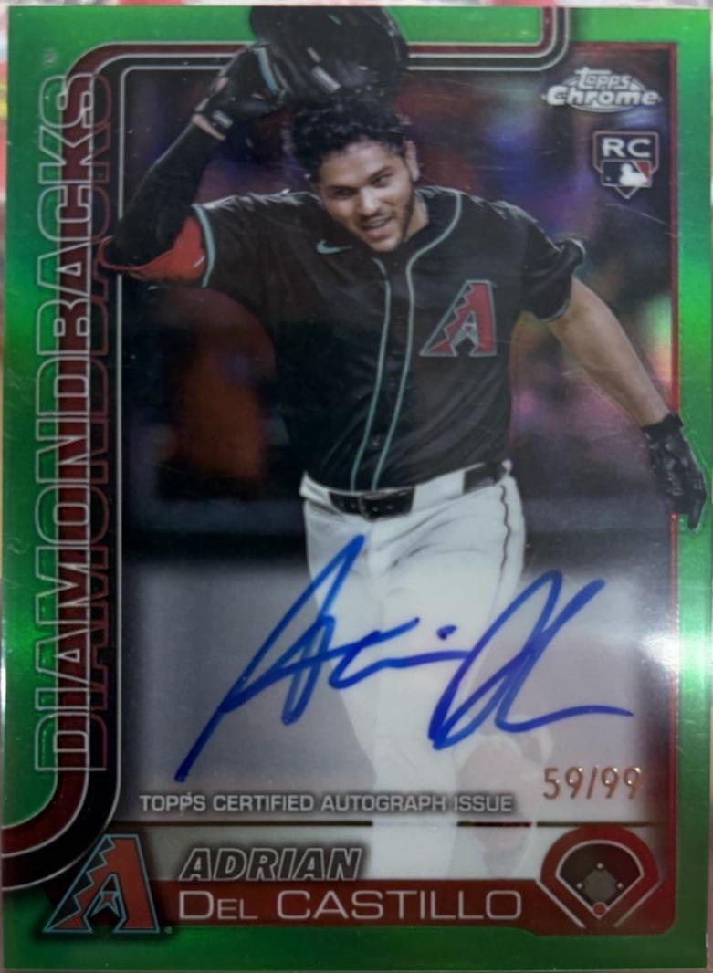 Adrian Del Castillo [Green Refractor] #RA-AD