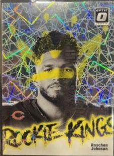 Roschon Johnson #8 Football Cards 2023 Panini Donruss Optic Rookie Kings