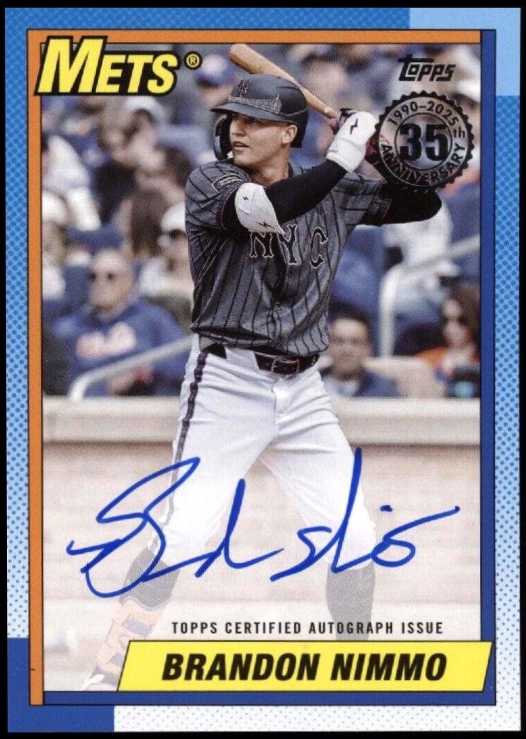 ブランドン・ニモ 50シリ Auto 2024 topps finest 直筆サイン Brandon 