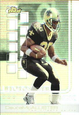 Deuce McAllister #13 Football Cards 2002 Topps Finest