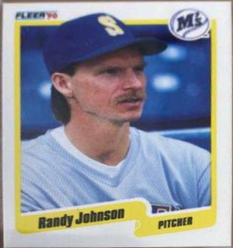 Randy Johnson #518 Baseball Cards 1990 Fleer Canadian