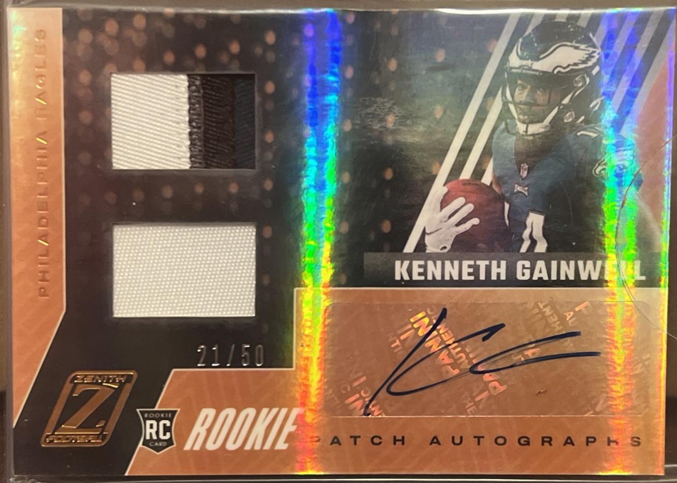 Kenneth Gainwell [Patch Autograph Copper] #97