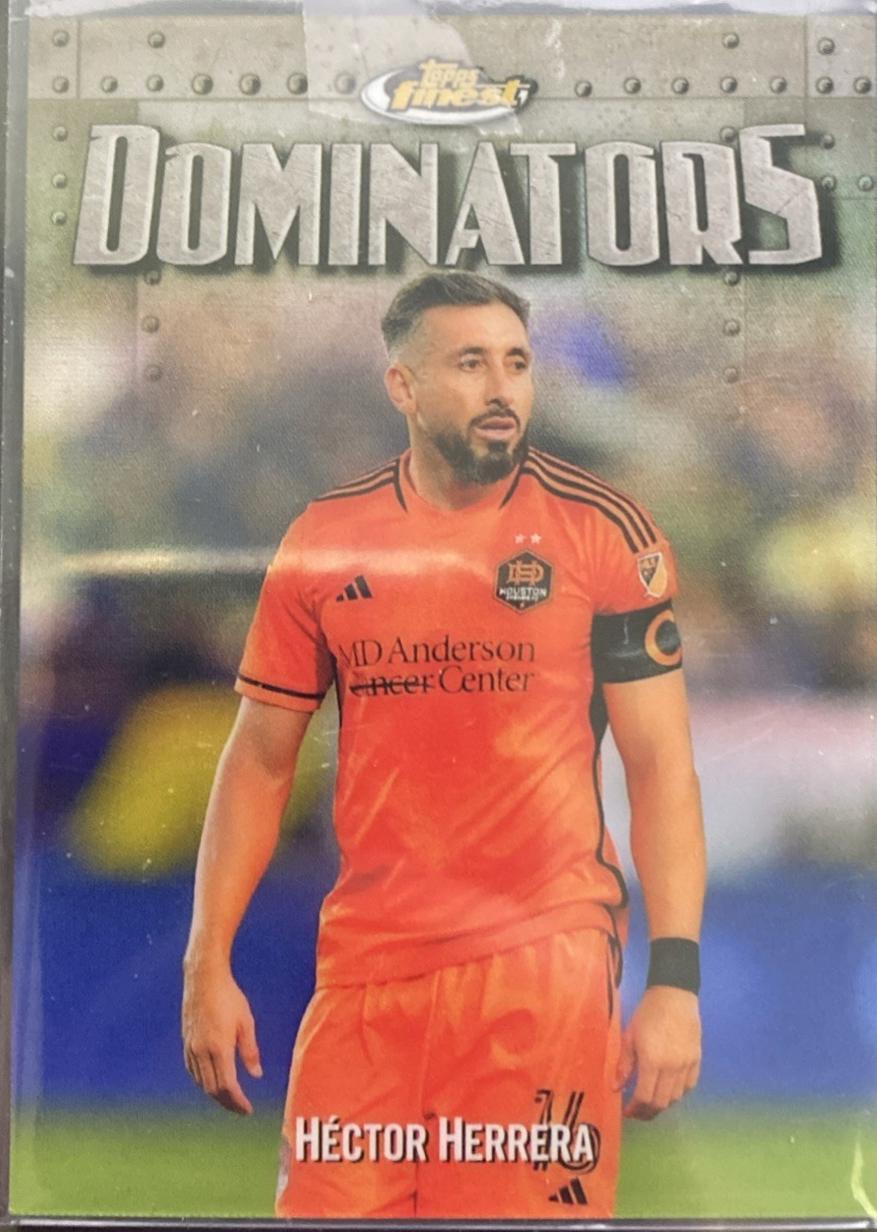 Hector Herrera #DO-7 Soccer Cards 2024 Topps Finest MLS Dominators