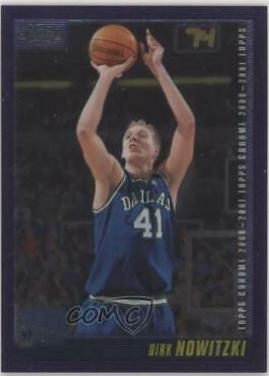 Dirk Nowitzki #13 Basketball Cards 2000 Topps Chrome
