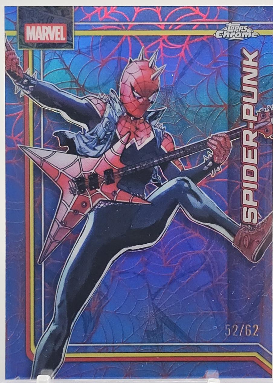 Spider-Punk Spider-Web Red/Blue Refractor