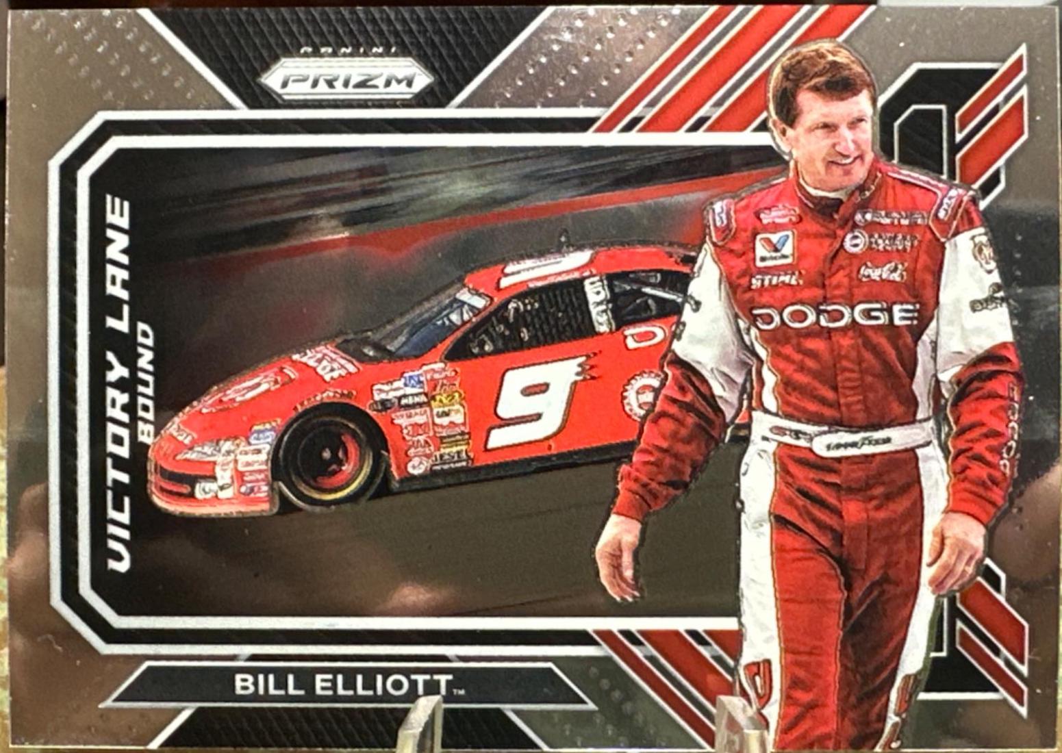 Bill Elliott #VLB14 Racing Cards 2023 Panini Prizm NASCAR Victory Lane Bound