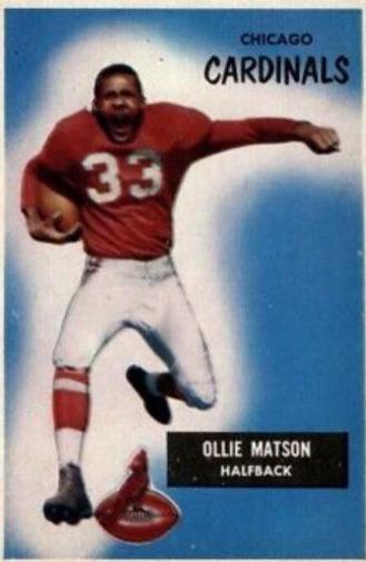 Ollie Matson #25 Football Cards 1955 Bowman