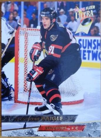 Alexandre Daigle #380 Hockey Cards 1993 Ultra
