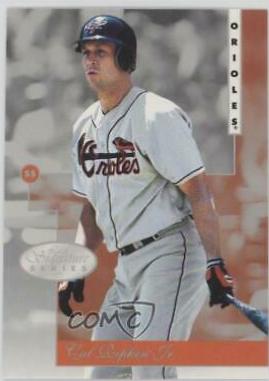 Cal Ripken Jr. #15 Baseball Cards 1996 Leaf Signature