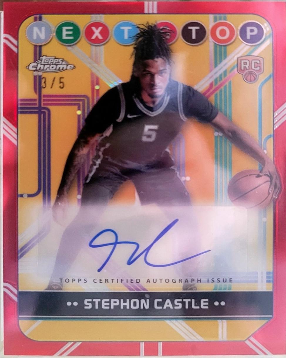 Stephon Castle [Red Refractor] #NSS-SC Prices | 2024 Topps Chrome Next ...