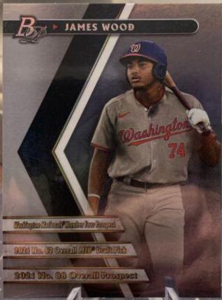 James Wood #PPF-19 Baseball Cards 2022 Bowman Platinum Portfolios