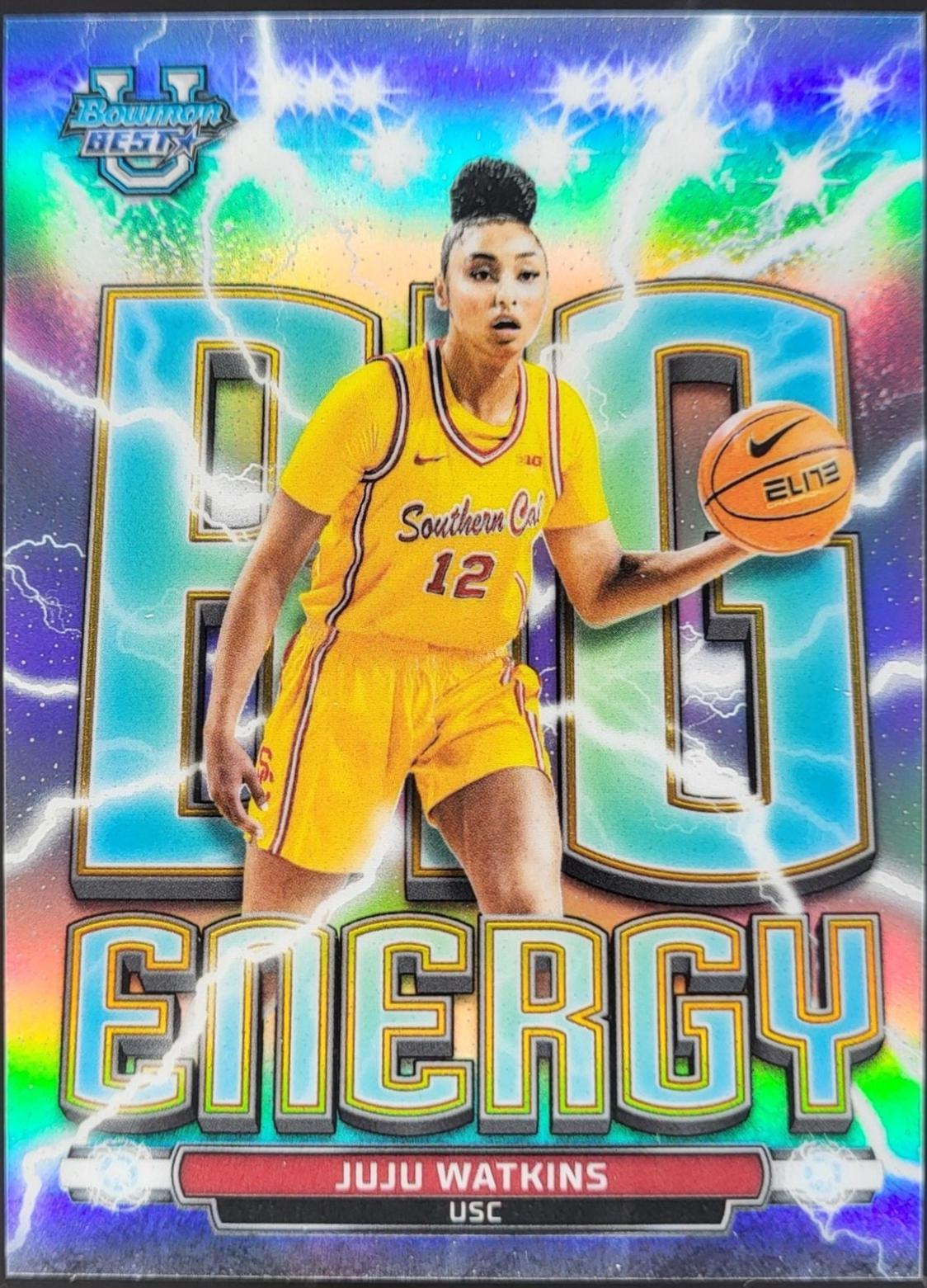 Juju Watkins #BE-12 2025-26 Bowman University Best Basketball Big Energy