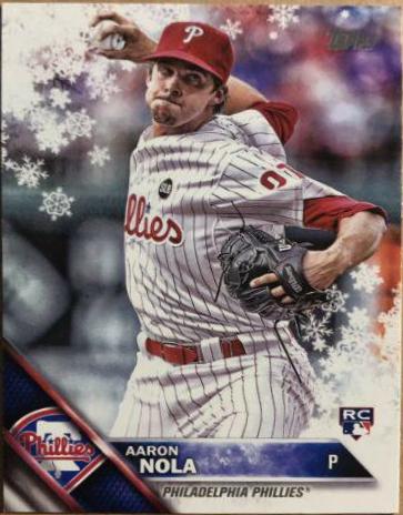 Aaron Nola #HMW45 2016 Topps Holiday Baseball