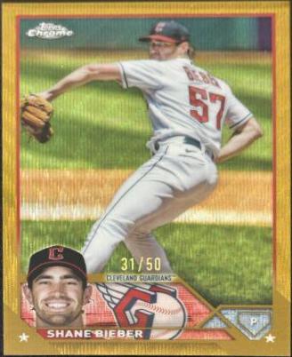Shane Bieber [Gold Wave] #118