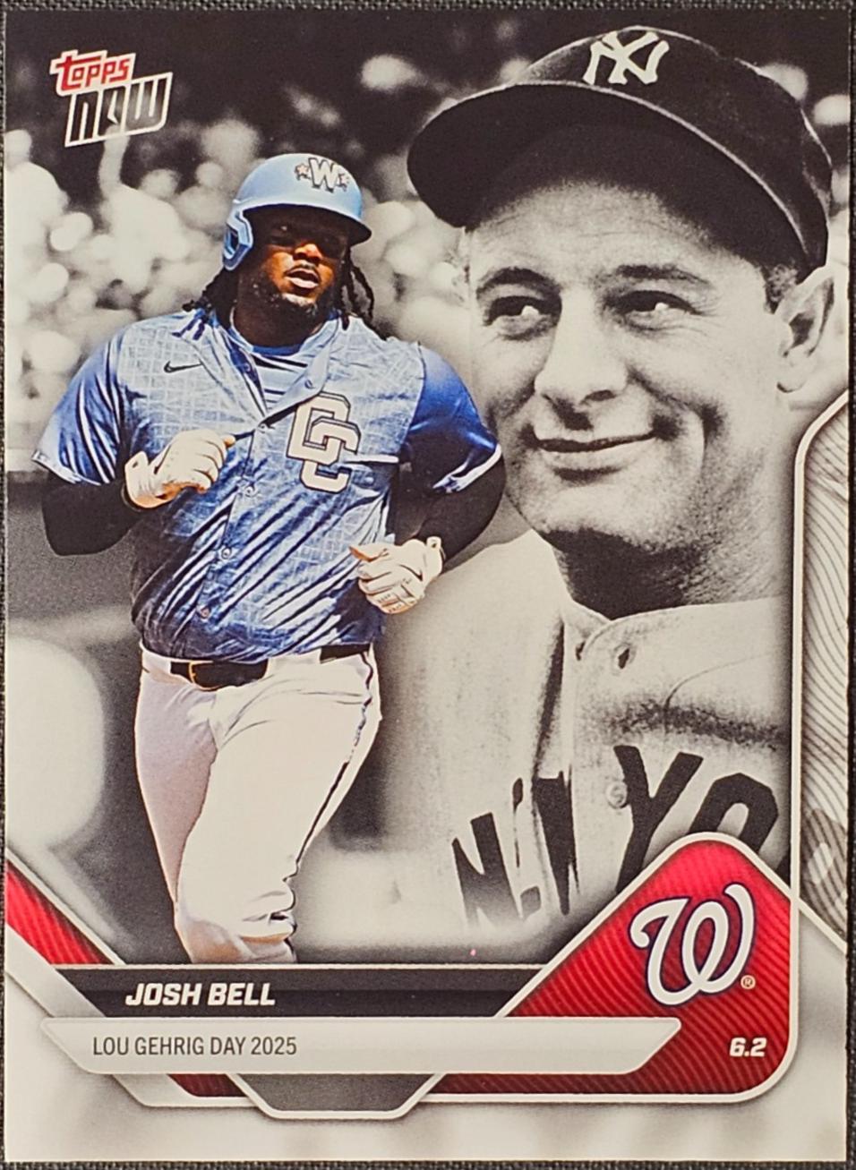 Josh Bell #LGD-JB 2025 Topps Now Lou Gehrig Day Baseball
