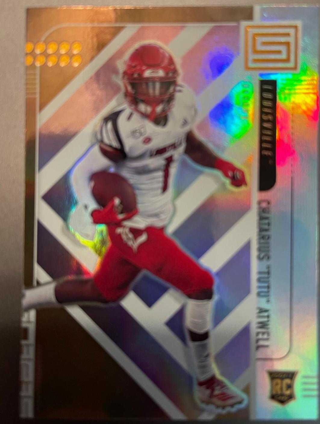 Chatarius Tutu Atwell #154 Football Cards 2021 Panini Chronicles Draft Picks Status