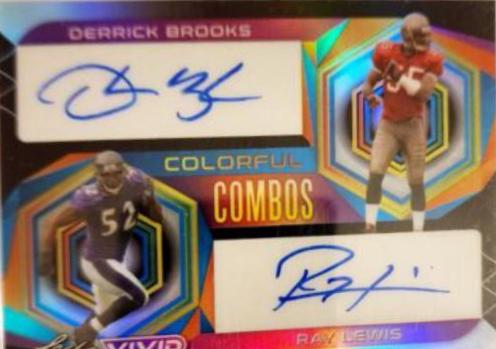 Derrick Brooks, Ray Lewis [Prismatic Black] #CC-16