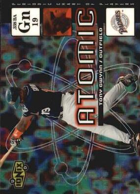 Tony Gwynn #A11 Baseball Cards 2000 Upper Deck Ionix Atomic