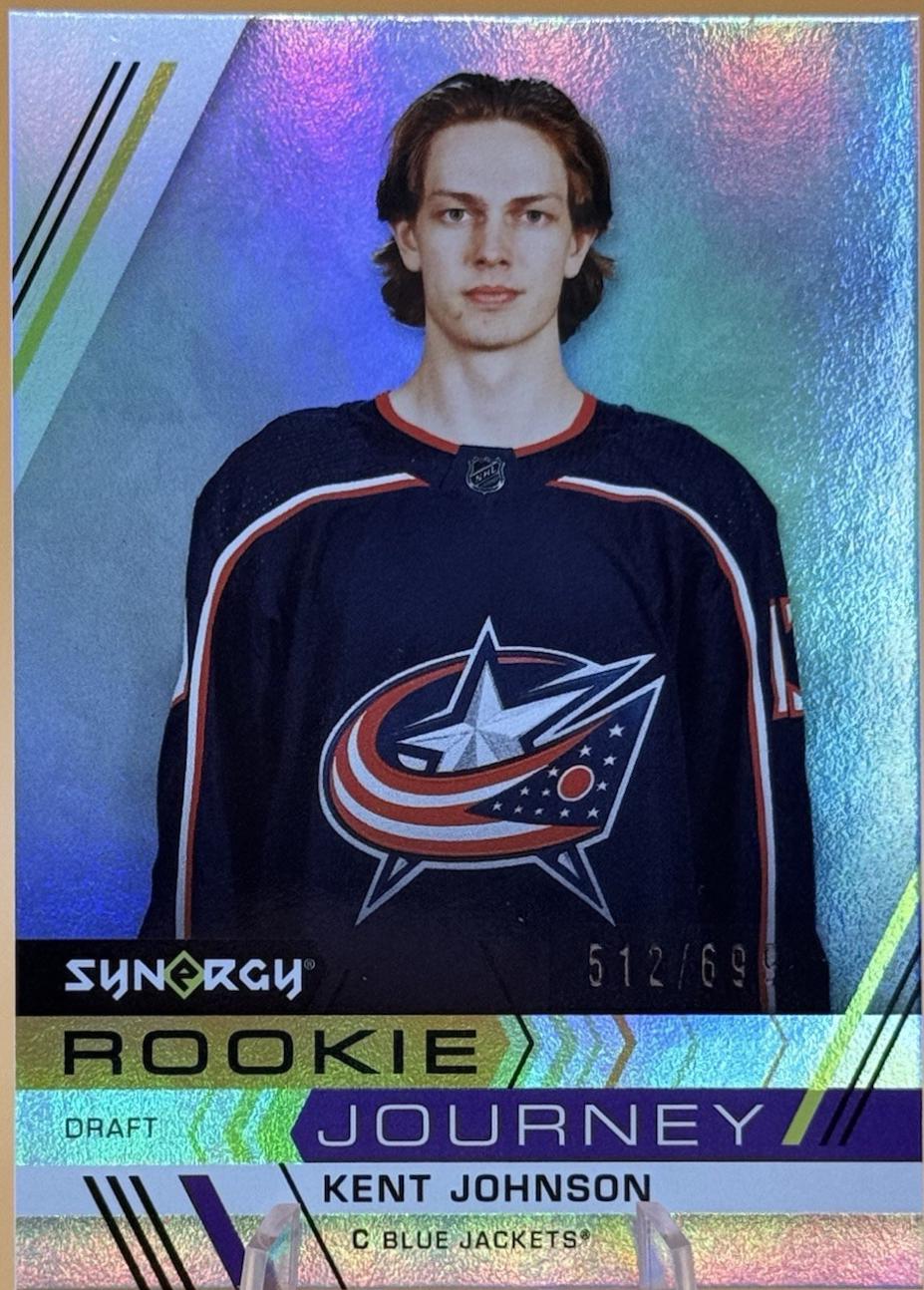 Kent Johnson #RJ-2 2022 Upper Deck Synergy Rookie Journey Draft Hockey