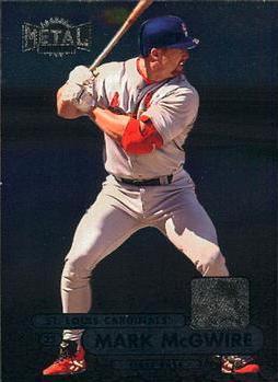 Mark McGwire #110 Baseball Cards 1998 Metal Universe