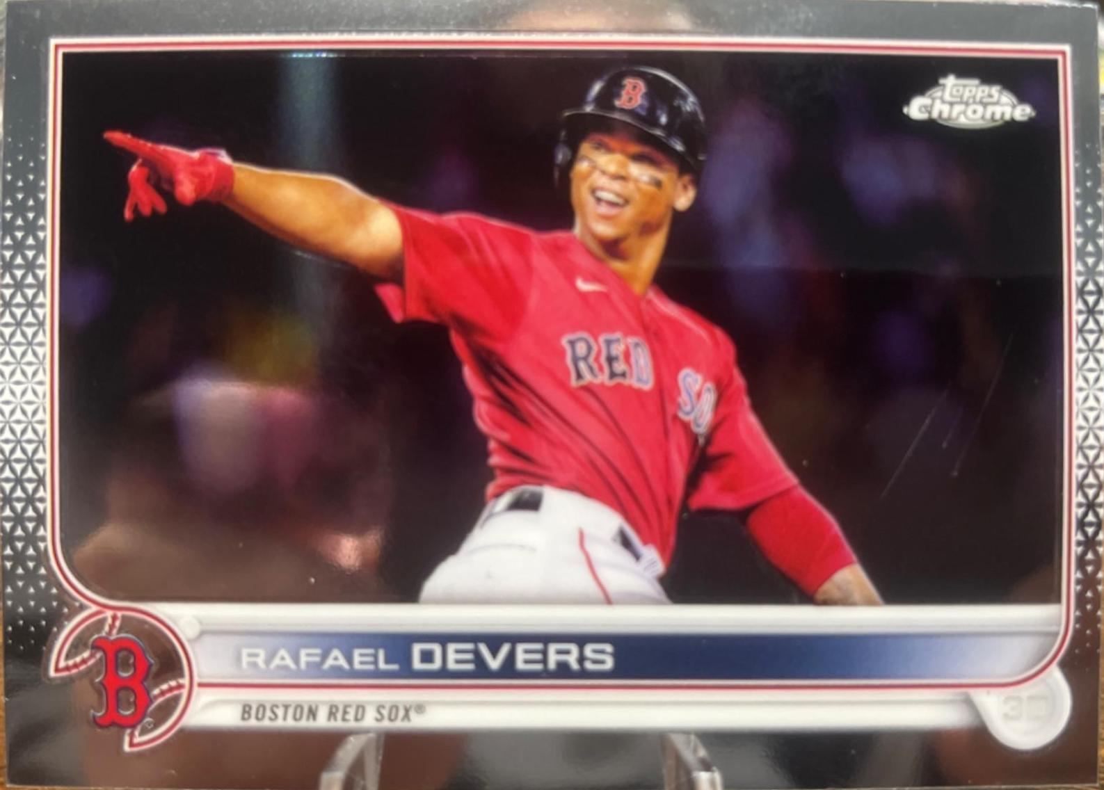 Rafael Devers #171 Baseball Cards 2022 Topps Chrome