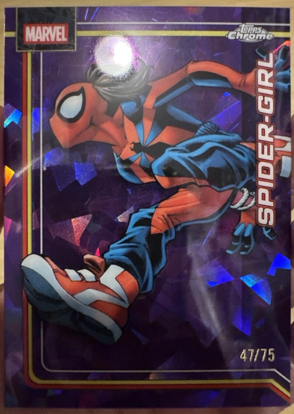 Spider-Girl [Purple Sapphire] #161 Prices | Marvel 2026 Topps Chrome ...