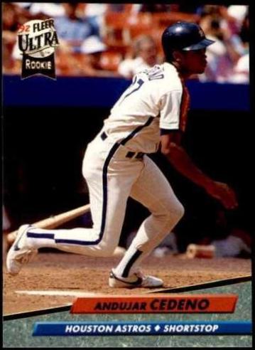 Andujar Cedeno #201 Baseball Cards 1992 Ultra